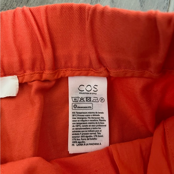 COS Orange shorts (Size 2) - Picture 6 of 10